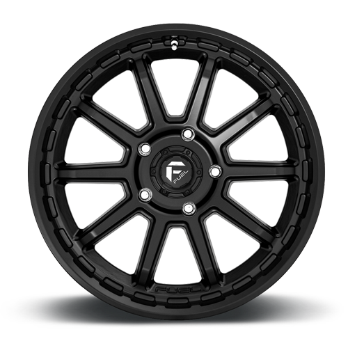 Aluminum 17X9 Torque D689 Black Fuel Off Road Wheels-17