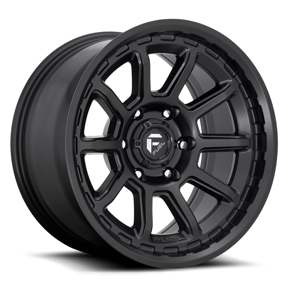 Aluminum 17X9 Torque D689 Black Fuel Off Road Wheels-12