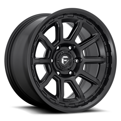 Aluminum 17X9 Torque D689 Black Fuel Off Road Wheels-3
