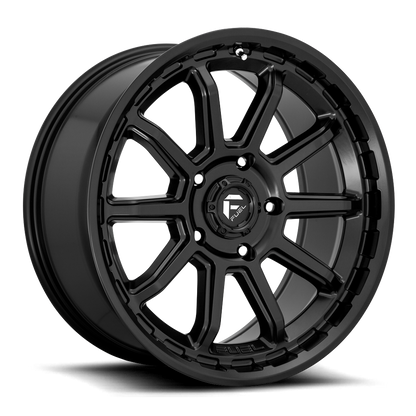 Aluminum 18X9 Torque D689 Black Fuel Off Road Wheels-21