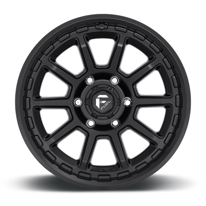 Aluminum 18X9 Torque D689 Black Fuel Off Road Wheels-8