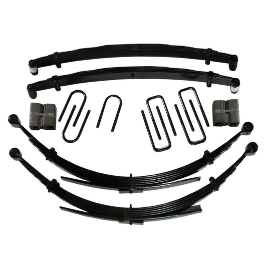 Lift Kit 6 Inch 92-93 Dodge W250/W350 Front/4.5 Inch Rear Lift Front/Rear Leaf Springs Front/Rear U Bolt Kits Front/Rear Bushing Kit Rear Block Skyjacker