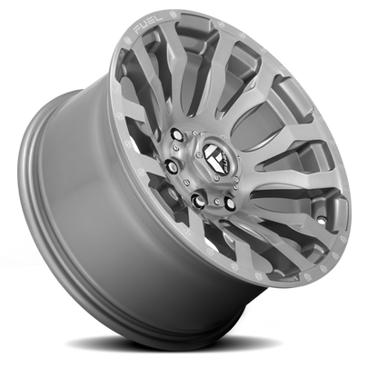 Aluminum 20X10 Blitz D693 Brushed Gunmetal Gray Tinted Clear Fuel Off Road Wheels-13