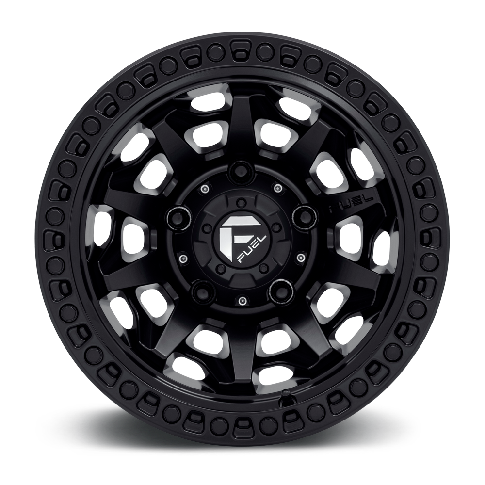 Aluminum 15X8 Covert D694 Matte Black Fuel Off Road Wheels-11