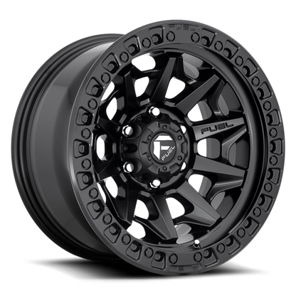 Aluminum 15X8 Covert D694 Matte Black Fuel Off Road Wheels-6