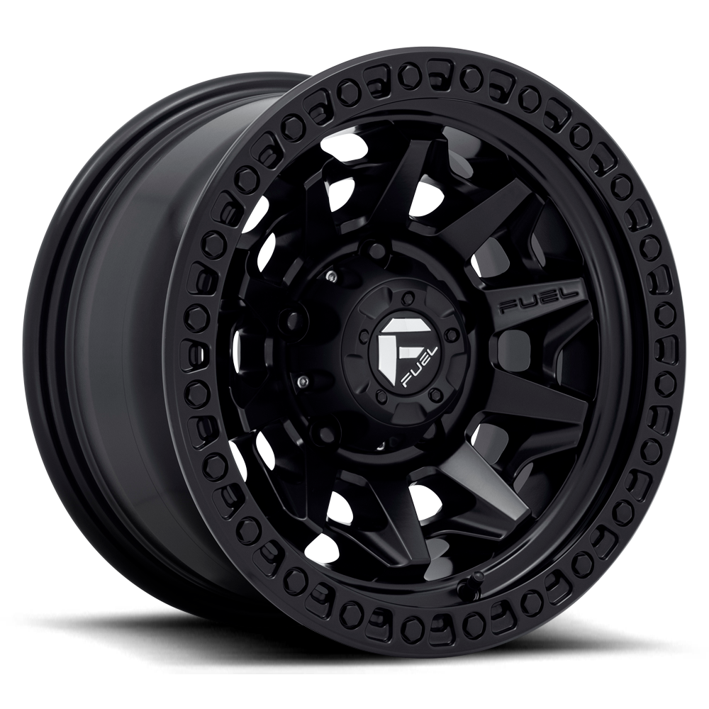Aluminum 15X8 Covert D694 Matte Black Fuel Off Road Wheels
