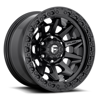 Aluminum 17X9 Covert D694 Matte Black Fuel Off Road Wheels-27