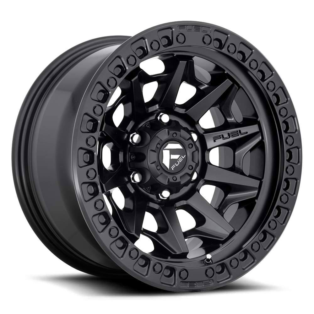 Aluminum 17X9 Covert D694 Matte Black Fuel Off Road Wheels-12