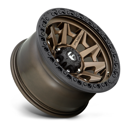 Aluminum 15X8 Covert D696 Matte Bronze Black Bead Ring Fuel Off Road Wheels-7