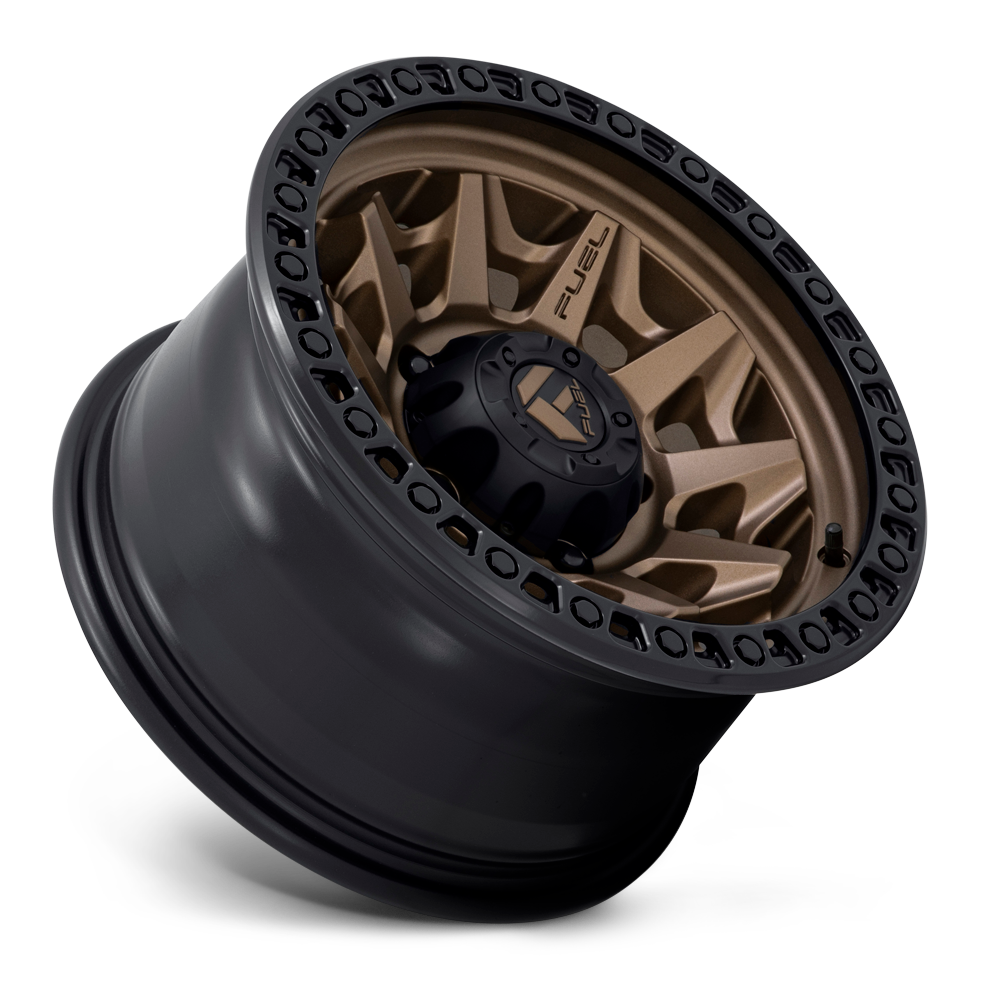 Aluminum 15X8 Covert D696 Matte Bronze Black Bead Ring Fuel Off Road Wheels-4