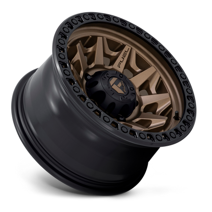 Aluminum 15X8 Covert D696 Matte Bronze Black Bead Ring Fuel Off Road Wheels-4