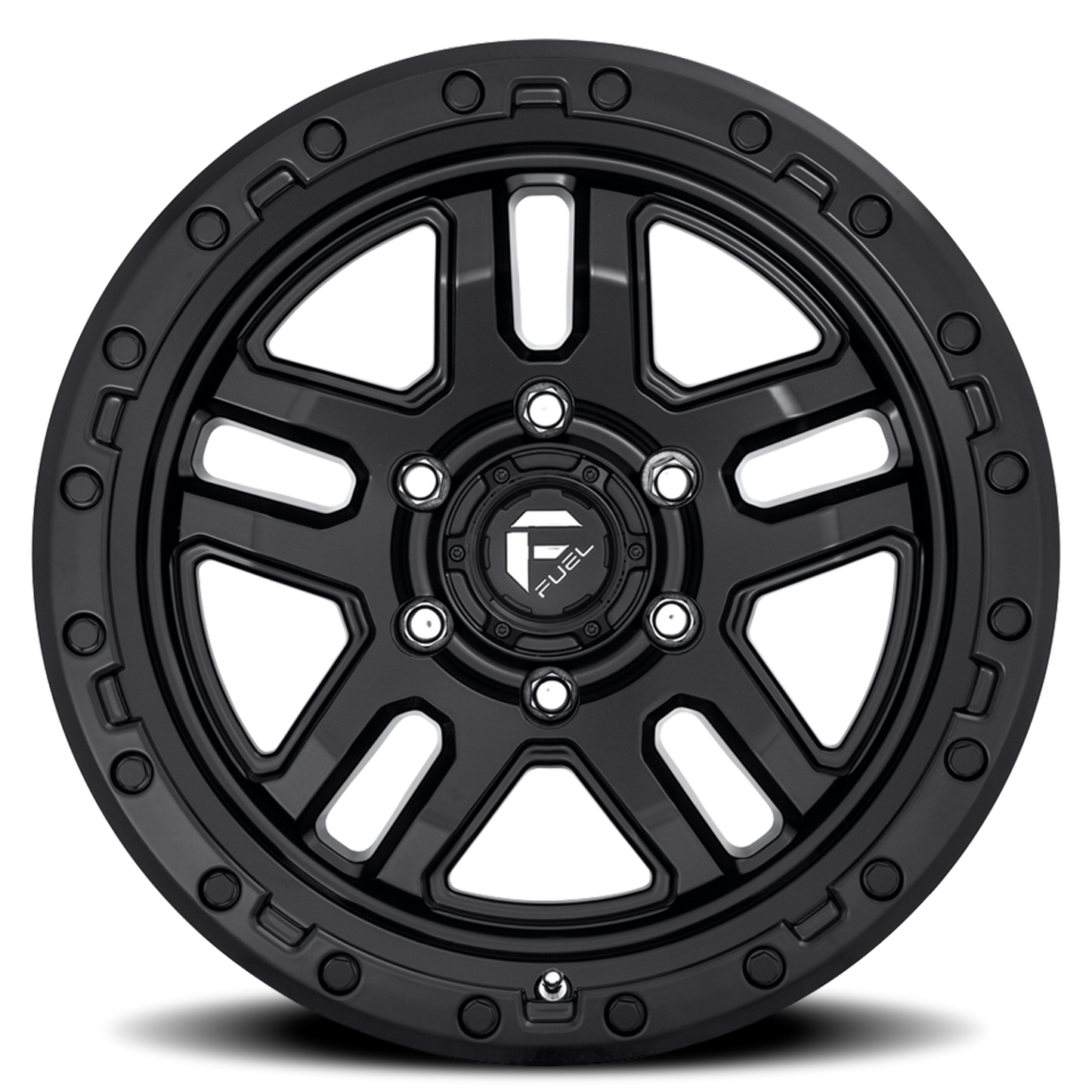 Aluminum 17X9 AMMO D700 Matte Black Fuel Off Road Wheels-17