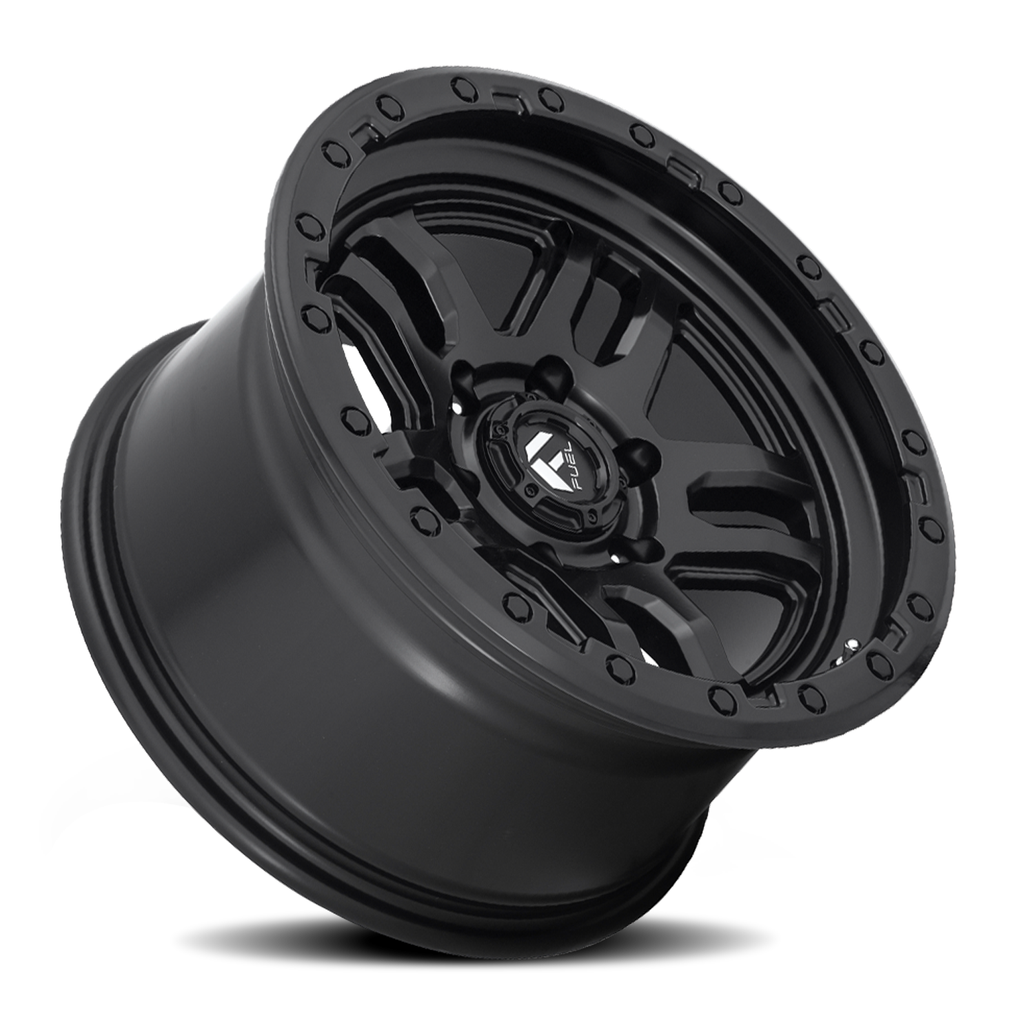Aluminum 17X9 AMMO D700 Matte Black Fuel Off Road Wheels-13