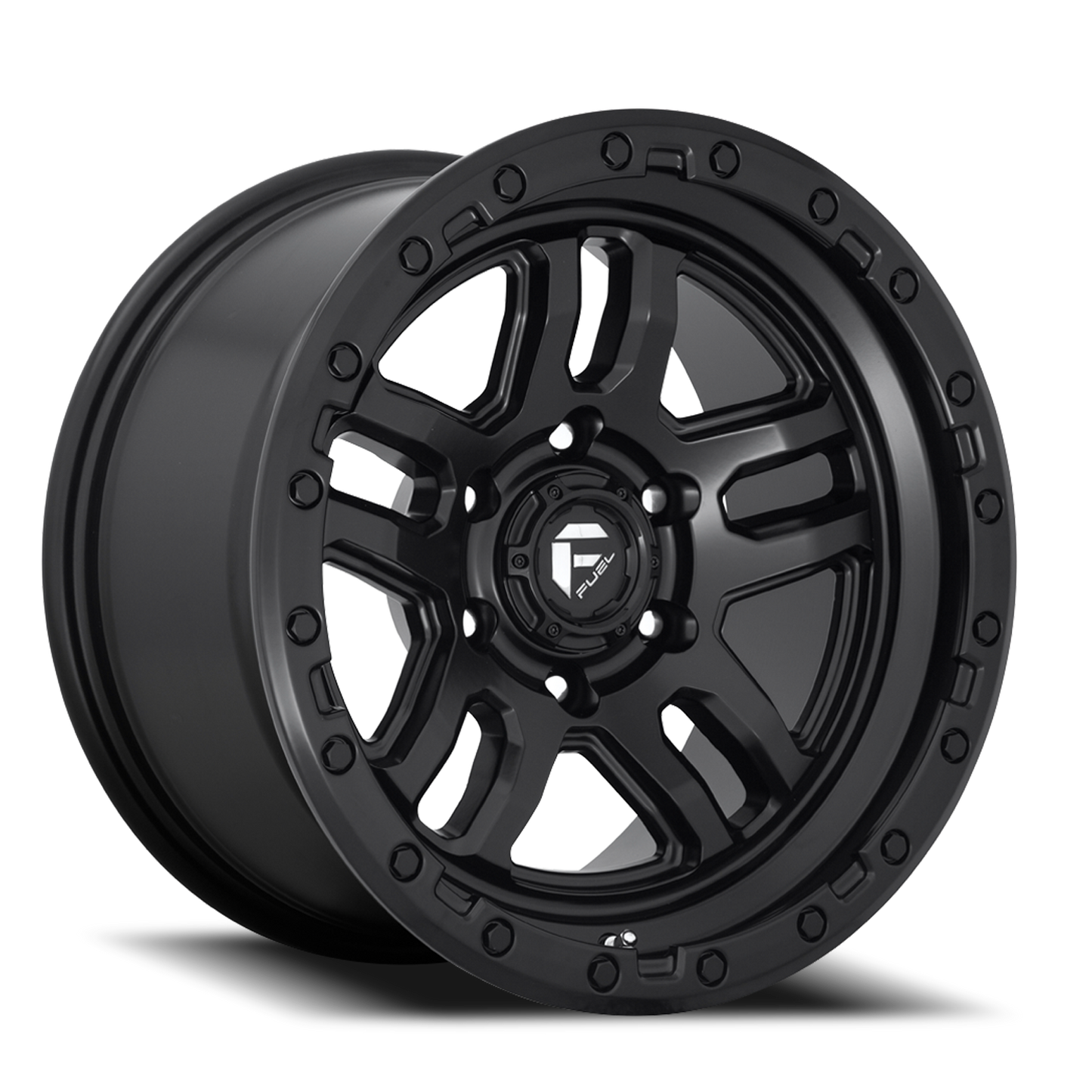Aluminum 17X9 AMMO D700 Matte Black Fuel Off Road Wheels-9