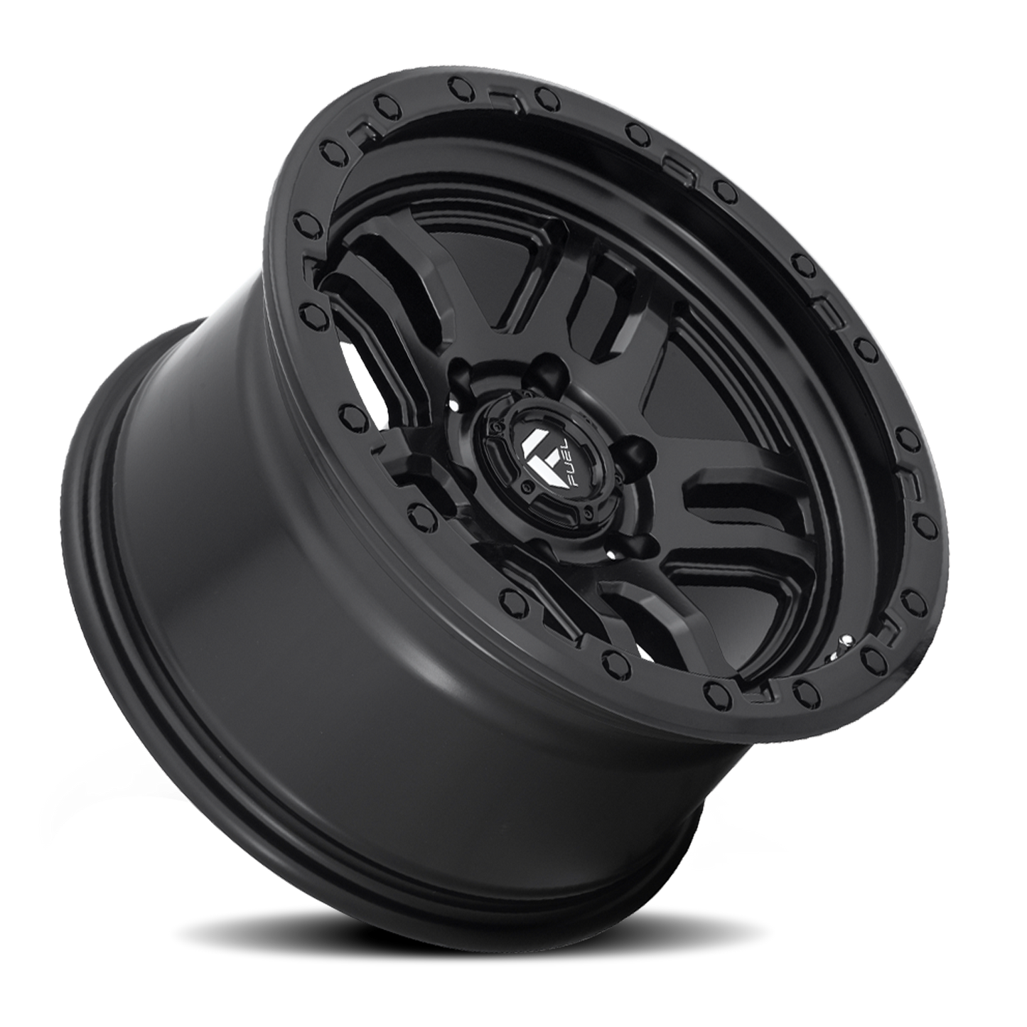 Aluminum 17X9 AMMO D700 Matte Black Fuel Off Road Wheels-7