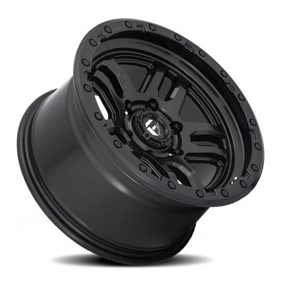 Aluminum 17X9 AMMO D700 Matte Black Fuel Off Road Wheels-7