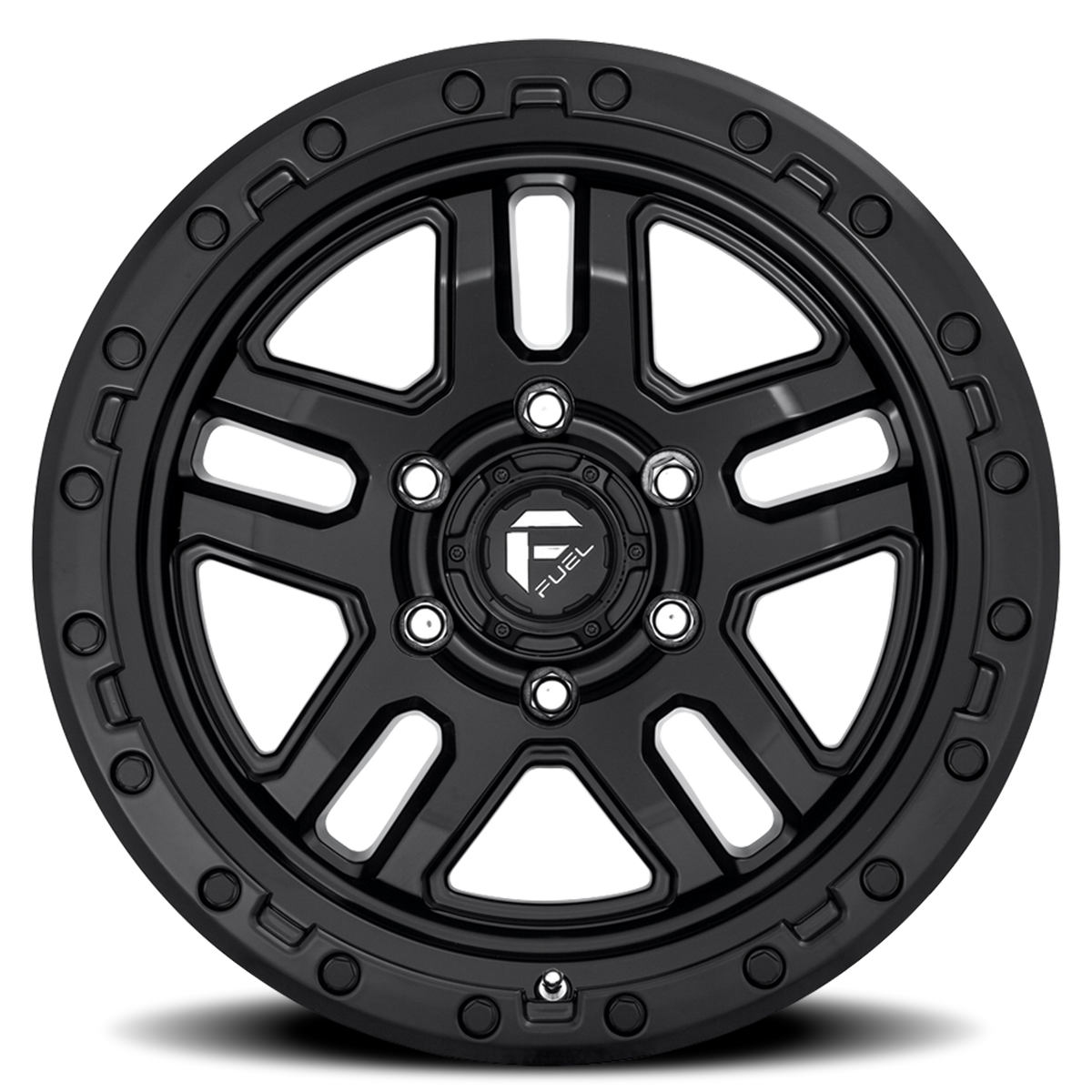 Aluminum 18X9 AMMO D700 Matte Black Fuel Off Road Wheels-5