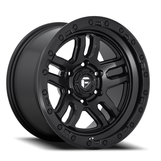 Aluminum 18X9 AMMO D700 Matte Black Fuel Off Road Wheels