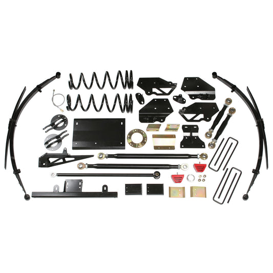 Long Arm Lift Kit 7 Inch Lift 94-01 Dodge RAM 1500 Incl Front Coil/Rear Leaf Spring U Bolt Kit Dual Shock Bracket Skid Plate Steering Stabilizer Crossmember Indexing Ring Skyjacker