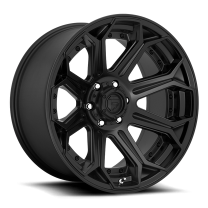 Aluminum 18X9 Siege D706 Matte Black Fuel Off Road Wheels-9