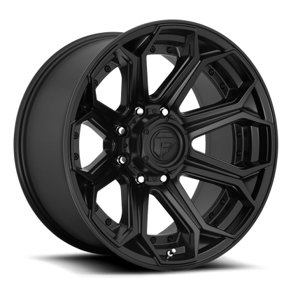 Aluminum 18X9 Siege D706 Matte Black Fuel Off Road Wheels-6