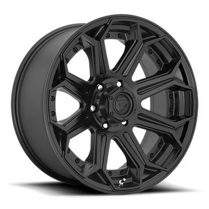 Aluminum 18X9 Siege D706 Matte Black Fuel Off Road Wheels-3