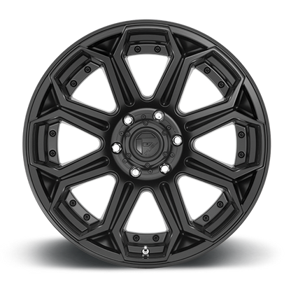 Aluminum 18X9 Siege D706 Matte Black Fuel Off Road Wheels-2