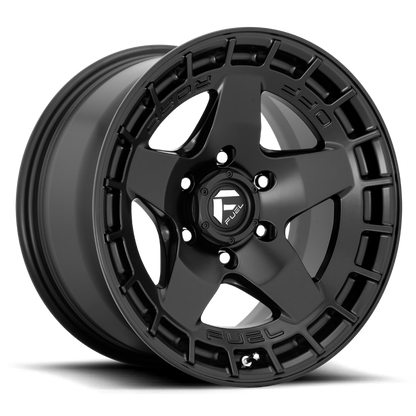 Aluminum 17X9 Warp D733 Satin Black Fuel Off Road Wheels-12