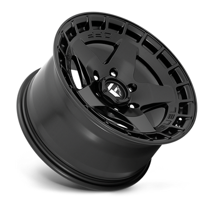 Aluminum 17X9 Warp D733 Satin Black Fuel Off Road Wheels-7