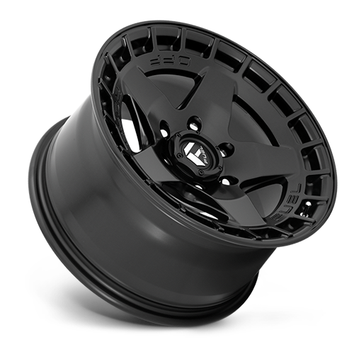 Aluminum 17X9 Warp D733 Satin Black Fuel Off Road Wheels-1