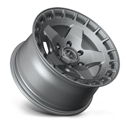 Aluminum 17X9 Warp D734 Matte Gunmetal Gray Fuel Off Road Wheels-10