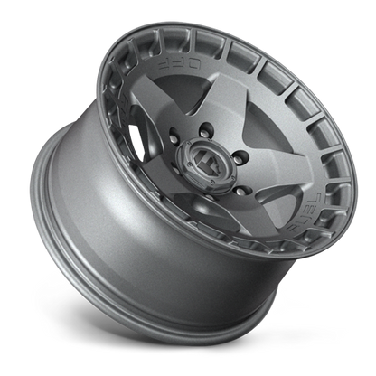 Aluminum 17X9 Warp D734 Matte Gunmetal Gray Fuel Off Road Wheels-4
