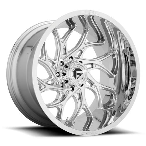 Aluminum 20X10 Runner D740 Chrome Fuel Off Road Wheels-9