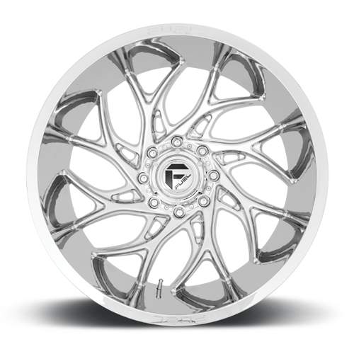 Aluminum 20X10 Runner D740 Chrome Fuel Off Road Wheels-2