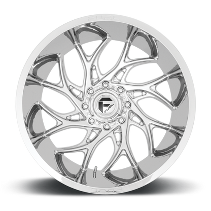 Aluminum 20X10 Runner D740 Chrome Fuel Off Road Wheels-2