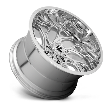 Aluminum 22X10 Runner D740 Chrome Fuel Off Road Wheels-1
