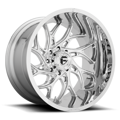 Aluminum 24X12 Runner D740 Chrome Fuel Off Road Wheels-12