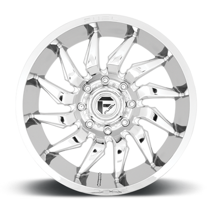 Aluminum 20X10 Saber D743 Chrome Fuel Off Road Wheels-11