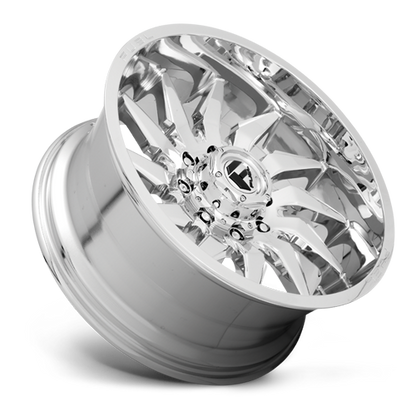 Aluminum 20X10 Saber D743 Chrome Fuel Off Road Wheels-7