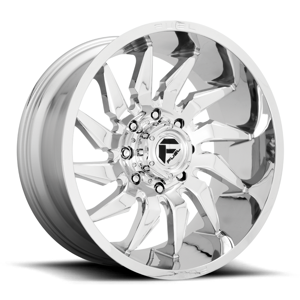 Aluminum 20X10 Saber D743 Chrome Fuel Off Road Wheels