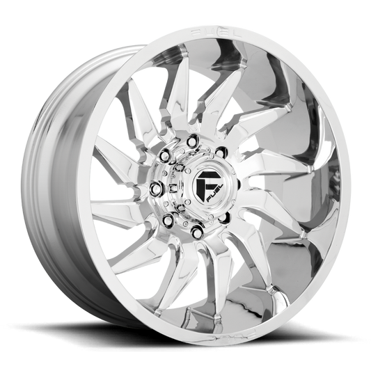 Aluminum 22X12 Saber D743 Chrome Fuel Off Road Wheels