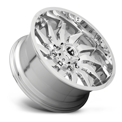 Aluminum 24X12 Saber D743 Chrome Fuel Off Road Wheels-1