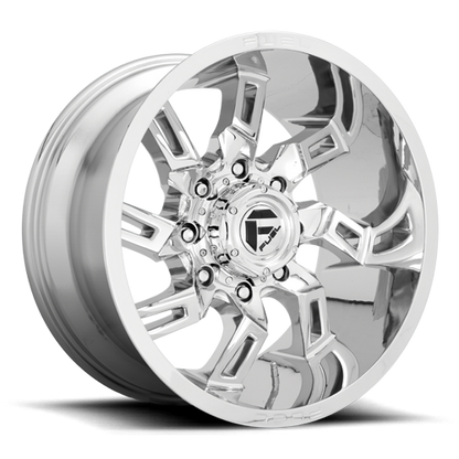 Aluminum 20X10 Lockdown D746 Chrome Fuel Off Road Wheels-3
