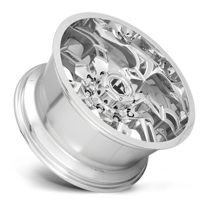 Aluminum 20X10 Lockdown D746 Chrome Fuel Off Road Wheels-4