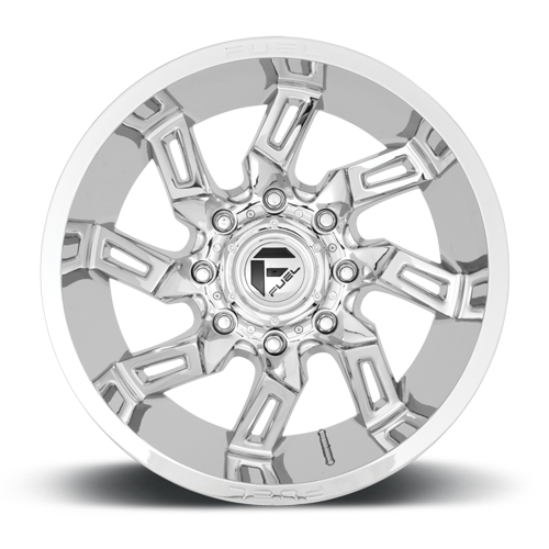 Aluminum 20X10 Lockdown D746 Chrome Fuel Off Road Wheels-2