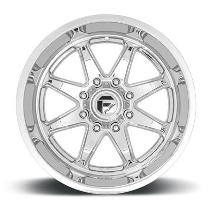 Aluminum 20X10 Hammer D748 Chrome Fuel Off Road Wheels-5