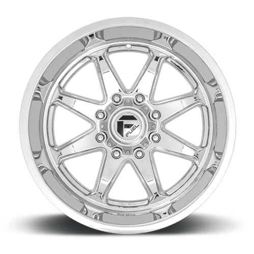 Aluminum 20X10 Hammer D748 Chrome Fuel Off Road Wheels-2