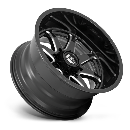 Aluminum 20X10 Hammer D749 Gloss Black Milled Fuel Off Road Wheels-4