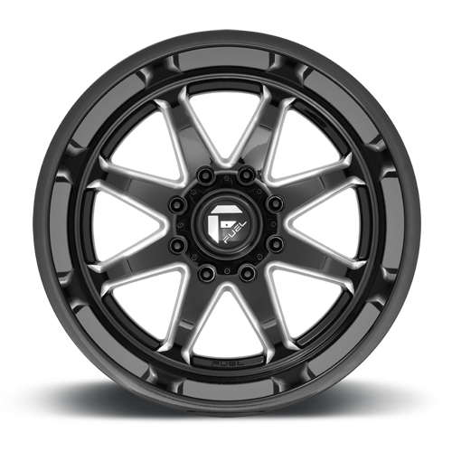 Aluminum 20X9 Hammer D749 Gloss Black Milled Fuel Off Road Wheels-11