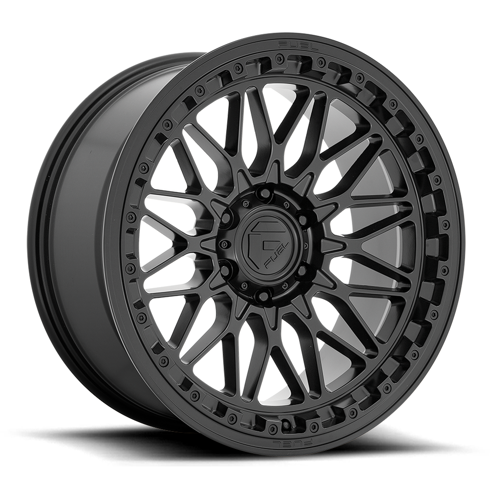 Aluminum 17X9 Trigger D757 Matte Black Fuel Off Road Wheels-3